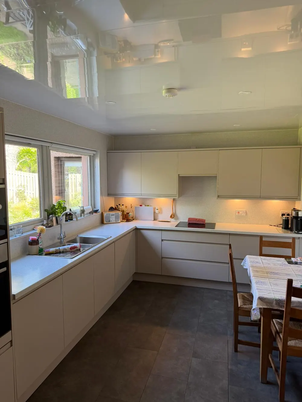 Spotless modern kitchen after professional clean in Fife
